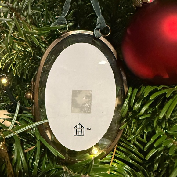 Brass and Glass Oval Frame Ornament - Hearth & Hand™ with Magnolia - Picture 3 of 6